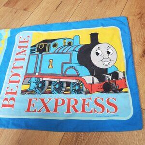 Vintage Thomas The Tank Engine Pillow Case 2004 Bedtime Express Train Standard